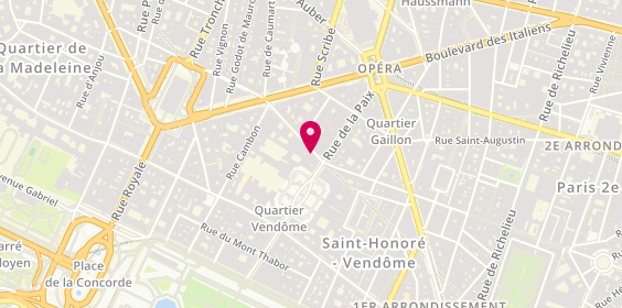 Plan de Maître Parfumeur et Gantier, 5 Rue des Capucines, 75001 Paris