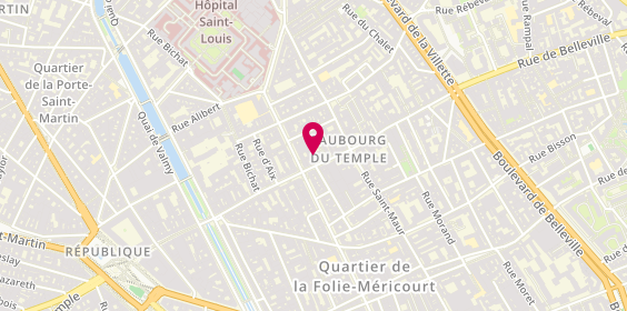 Plan de Marionnaud-Parfumerie, 79 Rue du Faubourg du Temple, 75010 Paris