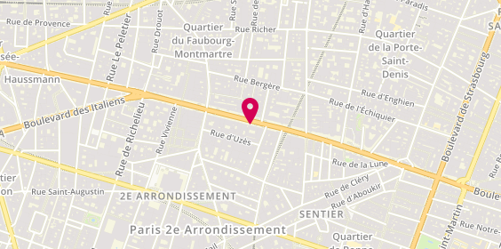 Plan de Nocibé, 15 Boulevard Poissonnière, 75002 Paris