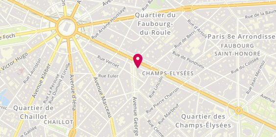 Plan de Aljazeera Perfumes, 97 avenue des Champs-Élysées, 75008 Paris