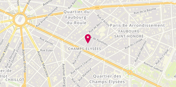Plan de Paola Paris, 78 avenue des Champs-Élysées, 75008 Paris
