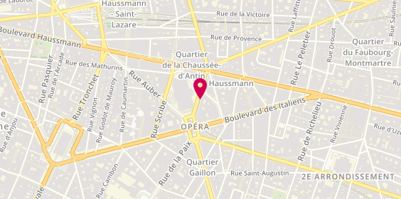 Plan de L'Occitane, 8 Rue Halévy, 75009 Paris