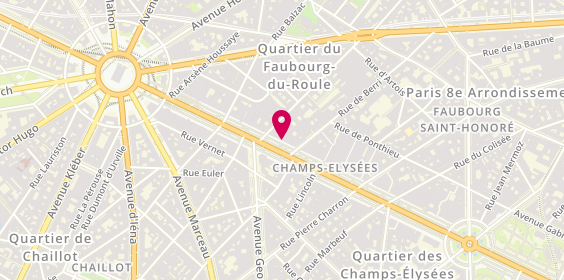 Plan de Marionnaud, 104 avenue des Champs-Élysées, 75008 Paris