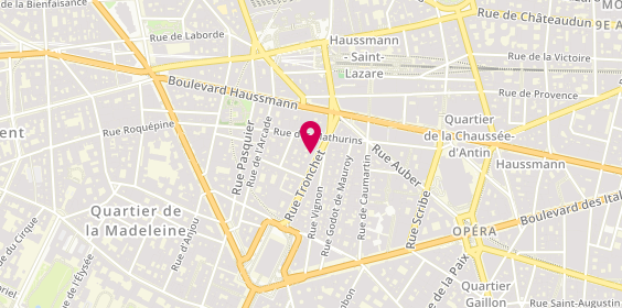 Plan de Sabon, 25 Rue Tronchet, 75008 Paris