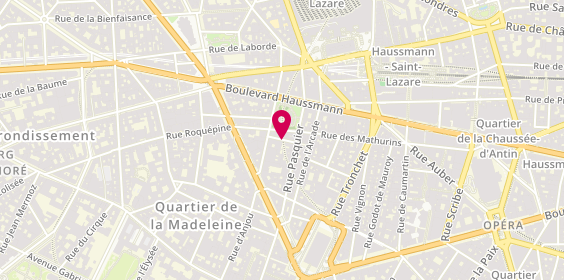 Plan de Myhairsystems, 2 Bis Rue Tronson du Coudray, 75008 Paris