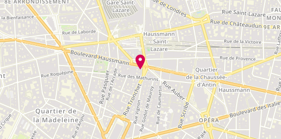 Plan de Guerlain 5, 35 Rue Tronchet, 75008 Paris