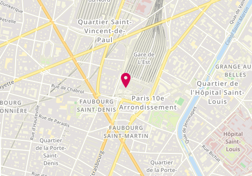 Plan de The Body Shop, Gare de l'Est, 75010 Paris