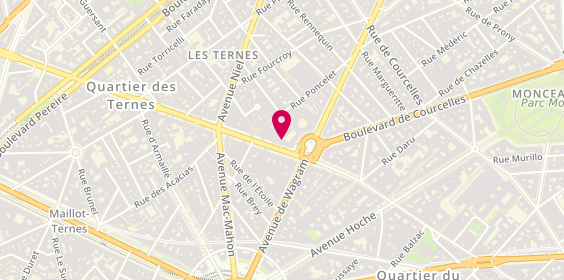 Plan de L'Occitane, 4 avenue des Ternes, 75017 Paris