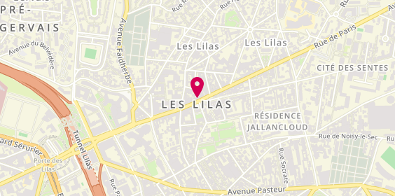 Plan de Marionnaud-Parfumerie, 123 Rue de Paris, 93260 Les Lilas