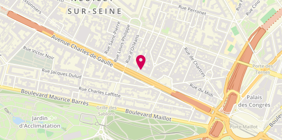 Plan de Carla, 54 avenue Charles de Gaulle, 92200 Neuilly-sur-Seine