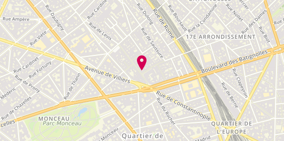 Plan de Marionnaud-Parfumerie, 14 rue de Lévis, 75017 Paris