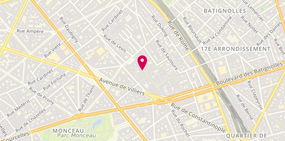 Plan de Lasc Beaute, 43 Rue de Levis, 75017 Paris