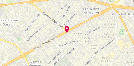 Plan de COSMA Parfumeries, 1 avenue Paul Doumer, 92500 Rueil-Malmaison