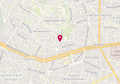 Plan de Fragonard, 1 Bis Rue Tardieu, 75018 Paris