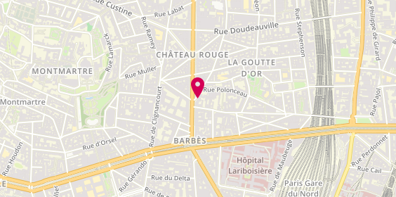 Plan de Brasil, 2 Rue des Poissonniers, 75018 Paris