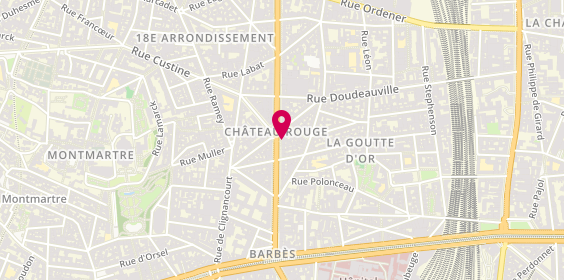 Plan de Paris Beaute, 44 Boulevard Barbès, 75018 Paris