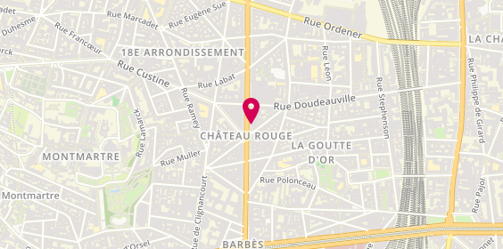 Plan de Rêve d'Afrique, 52 Boulevard Barbès, 75018 Paris