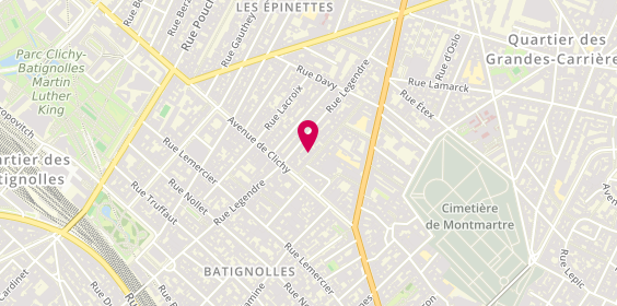 Plan de L'Equi-Libre, 9 Rue Dautancourt, 75017 Paris