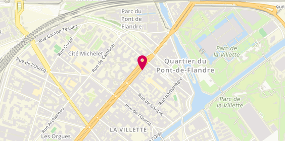 Plan de Abitbol 5, 148 Avenue Flandre, 75019 Paris