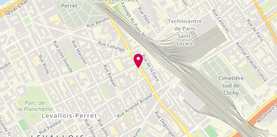 Plan de KOUADIO Diane, 101 Rue Victor Hugo, 92300 Levallois-Perret