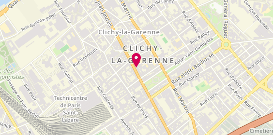 Plan de Marionnaud - Parfumerie & Institut, 72 Boulevard Jean Jaurès, 92110 Clichy