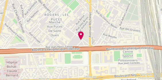 Plan de Lpfp, 4 Pass. Marceau, 93400 Saint-Ouen-sur-Seine