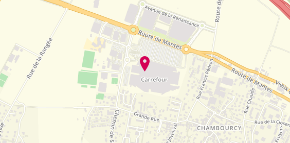 Plan de Centre de beauté Yves Rocher, Route de Mantes, 78240 Chambourcy
