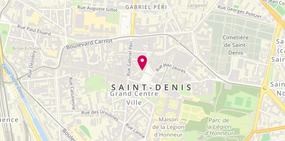Plan de Super Cosmétique, 9 place Jean Jaurès, 93200 Saint-Denis