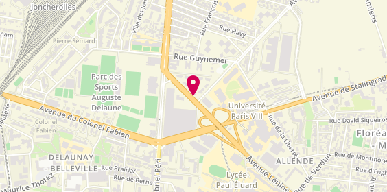 Plan de Camara Djibe, 58 Avenue Lénine, 93200 Saint-Denis