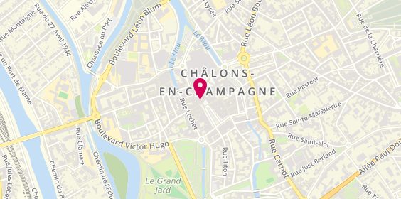 Plan de Marionnaud - Parfumerie & Institut, 14/16 Rue des Lombards, 51000 Châlons-en-Champagne