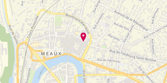 Plan de Sephora Meaux, 10 Rue du Général Leclerc, 77000 Meaux