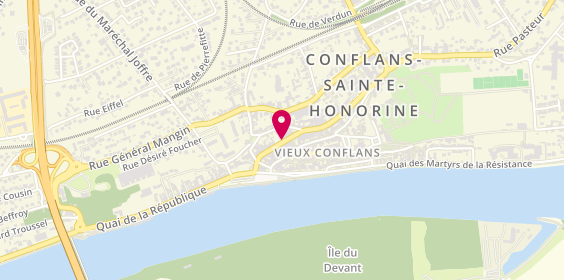 Plan de Marionnaud - Parfumerie & Institut, 25 Rue Maurice Berteaux, 78700 Conflans-Sainte-Honorine