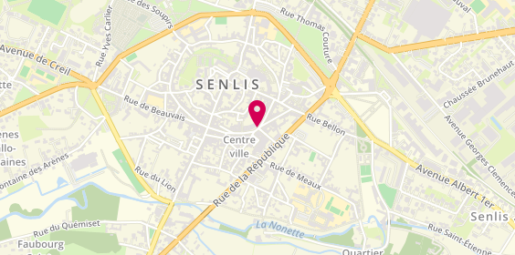 Plan de Oz'Irys Parfumerie Institut de Senlis, Centre Ville
39 place de la Halle, 60300 Senlis