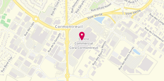 Plan de Centre de Beaute Yves Rocher, C Commercial Cora Reims
1 Route de Louvois, 51350 Cormontreuil
