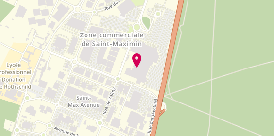Plan de Centre de Beaute Yves Rocher, Rue de la Bastille Centre Commercial Cora Route Nationale 16, 60740 Saint-Maximin