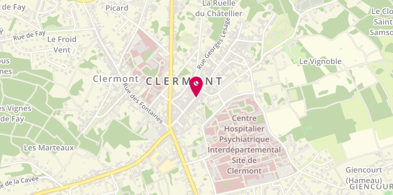 Plan de Nocibé, 60 Rue de la République, 60600 Clermont