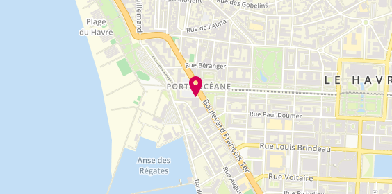 Plan de Weed Corner, 18 avenue Foch, 76600 Le Havre