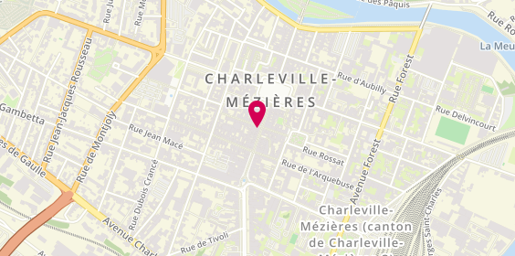Plan de Yves Rocher, 30 Rue de la République, 08000 Charleville-Mézières
