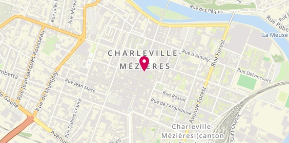 Plan de Nocibé, 3 Rue de la République, 08000 Charleville-Mézières