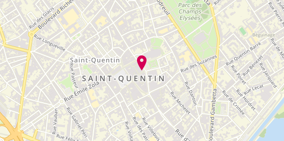 Plan de Sephora, 19 Rue des Toiles, 02100 Saint-Quentin