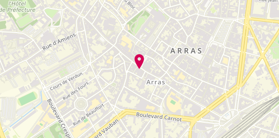 Plan de Nocibé, 35 Rue Ernestale, 62000 Arras