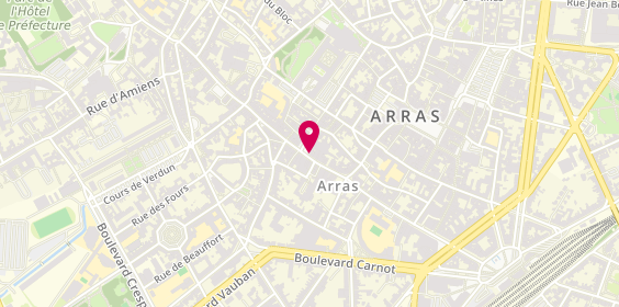 Plan de Yves Rocher, 13 place du Théatre, 62000 Arras