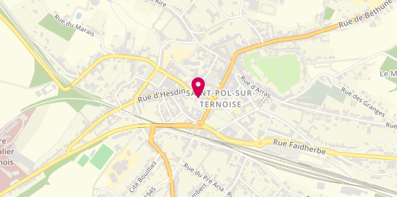 Plan de Esthética, 11 Rue D&#039;Hesdin, 62130 Saint-Pol-sur-Ternoise