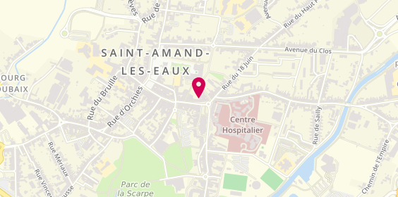 Plan de La Boîte à Parfums, 53 Rue Thiers, 59230 Saint-Amand-les-Eaux