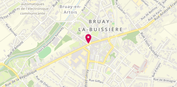 Plan de Parfumerie Delerce, 10 Rue de la Republique, 62700 Bruay-la-Buissière
