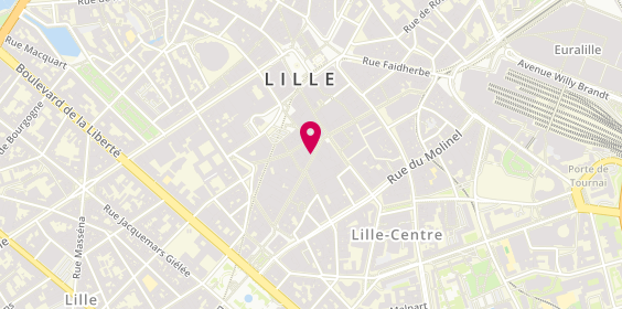Plan de LUSH, 20 Rue de Béthune, 59800 Lille
