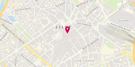 Plan de L'Occitane, 19 Rue Neuve, 59800 Lille