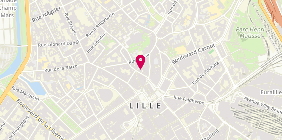 Plan de Rituals, 18 Rue Lepelletier, 59800 Lille