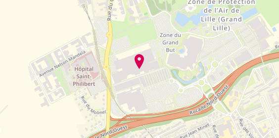Plan de Nocibé, Centre Commercial Carrefour
130 Rue du Grand But, 59160 Lille