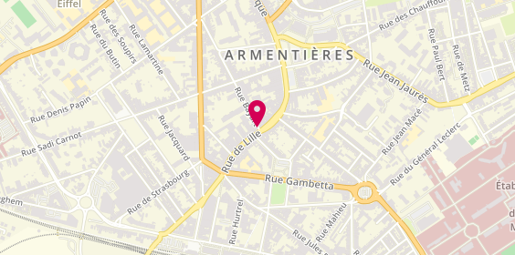 Plan de Parcyde, 39 Rue de Lille, 59280 Armentières